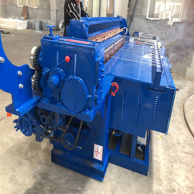 คุณภาพ  PLC Straightening GI Wire Net Making Machine 120m Roll Length โรงงาน