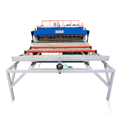 คุณภาพ  40rows/Min Reinforcing Pneumatic Spot Welding Machine Servo Motor โรงงาน